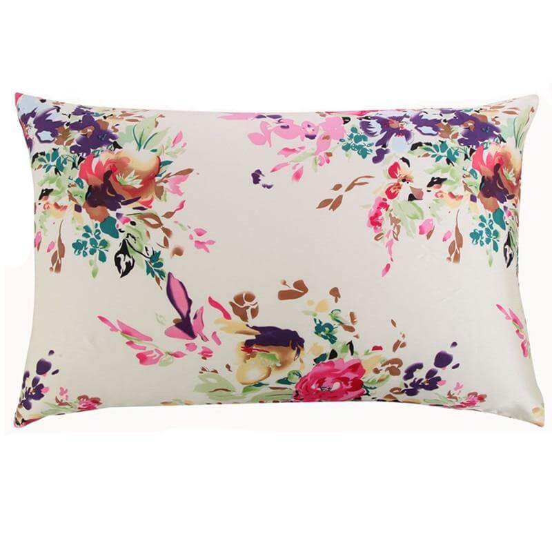 100% Nature Colorful Silk Colorful Pillowcases - Image 2