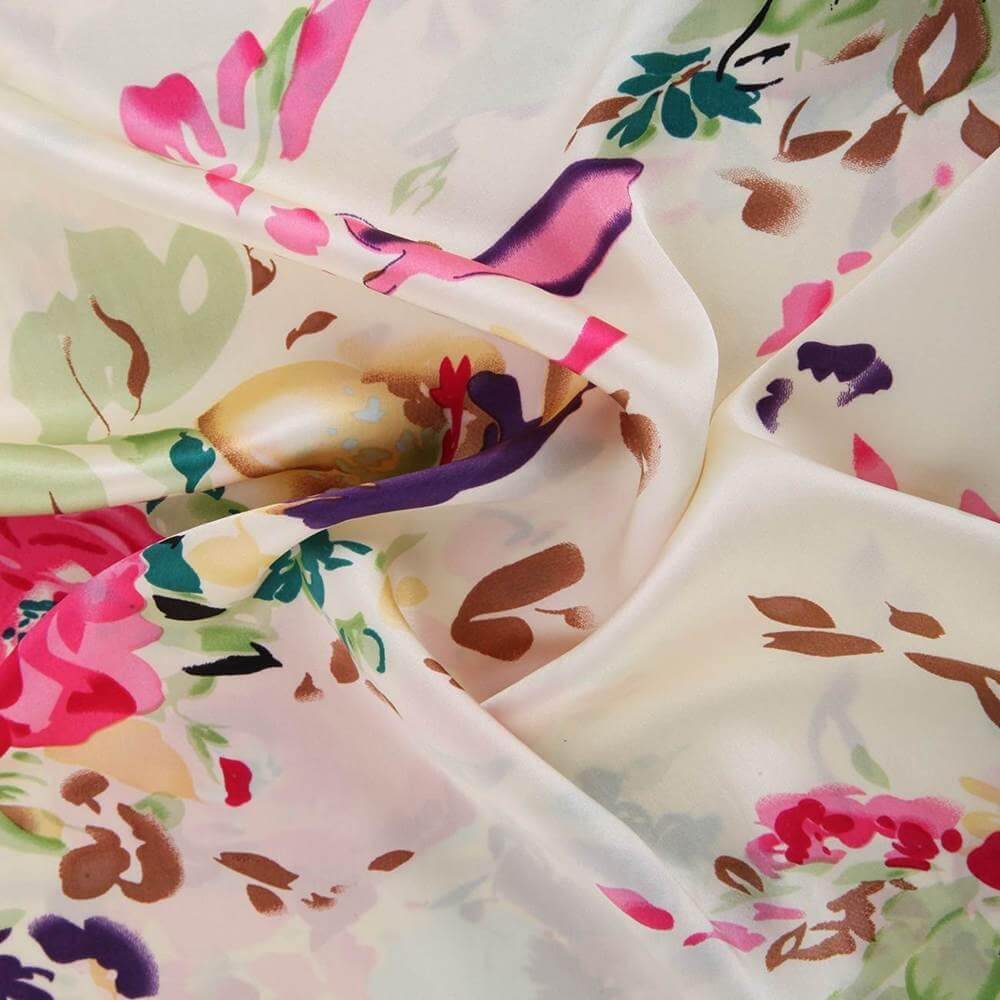 100% Nature Colorful Silk Colorful Pillowcases - Image 34