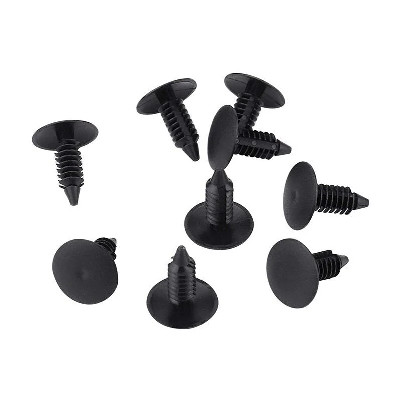 100pcs Auto Fastener Pin Rivet Bumper Car Clip Kit - Image 8