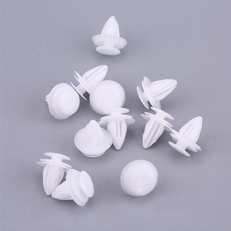 100pcs Auto Fastener Pin Rivet Bumper Car Clip Kit - Image 9