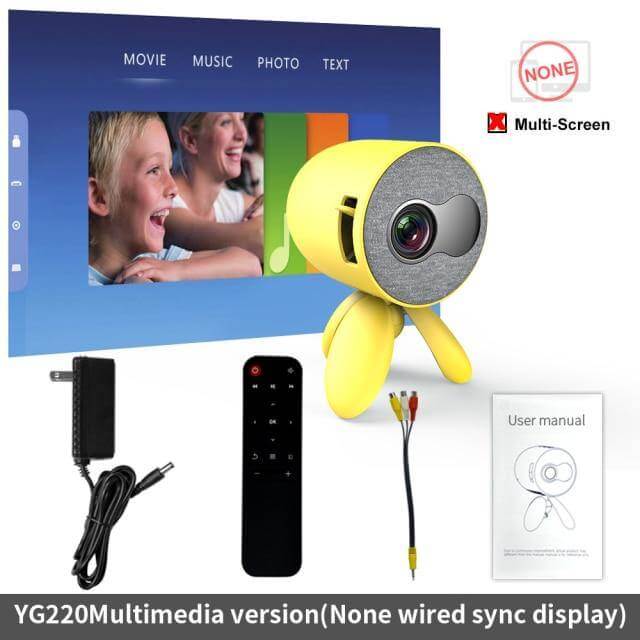1080P Portable LED Home Mini Projector - Image 8