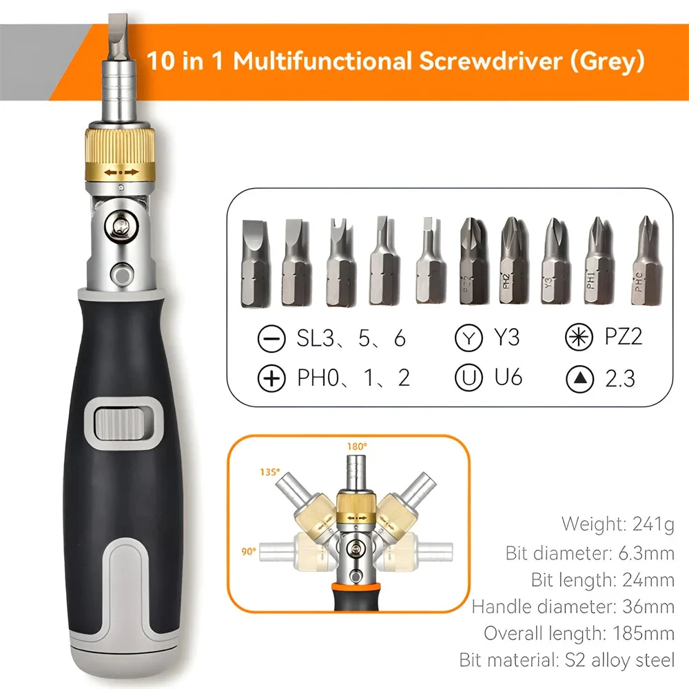 10in1 Multi-Angle Portable Ratchet Screwdriver - Image 10