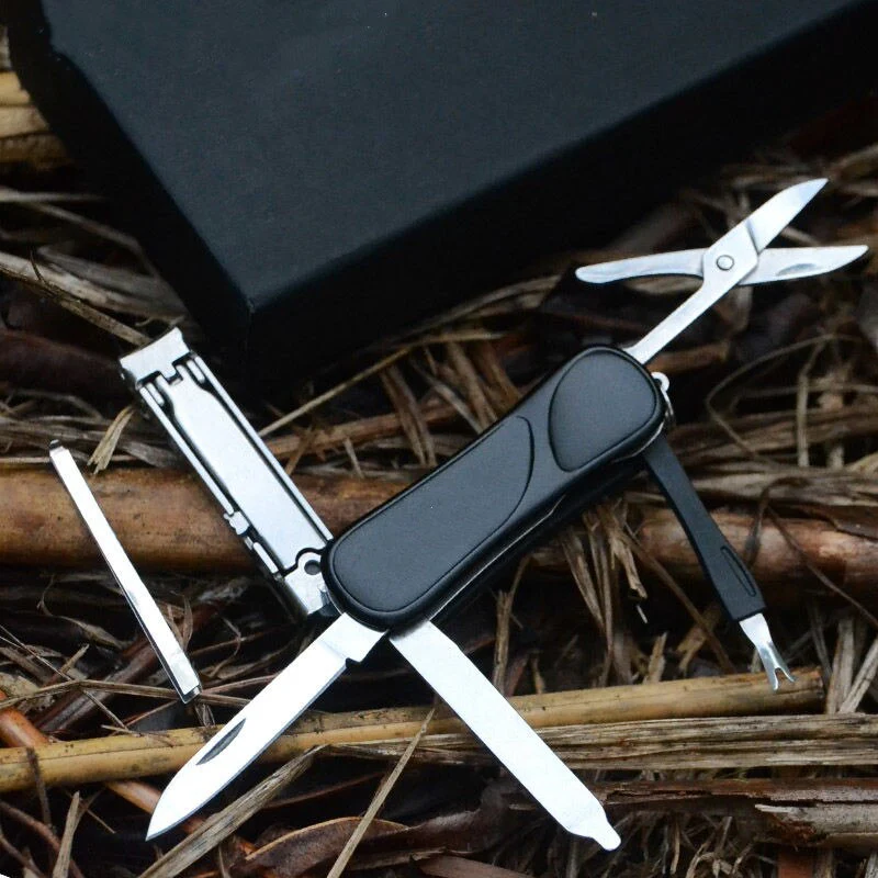 10in1 Stainless Steel EDC Keychain Tool - Image 12