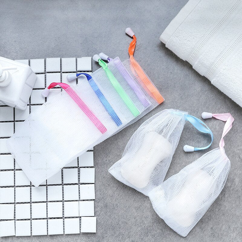 10Pcs Hangable Soap Organizer Mesh Bag - Image 3