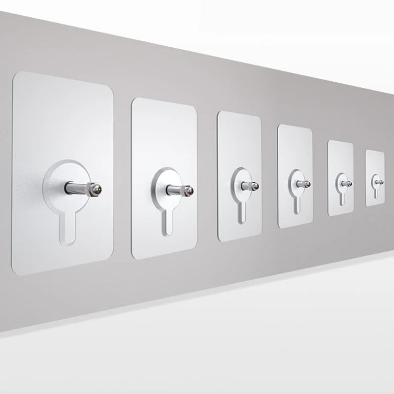 10pcs Heavy Duty Punch-Free Transparent Sticky Hanger - Image 17