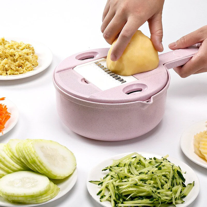 11pcs Multifunctional Stainless Steel Vegetable Slicer Kit - Image 2
