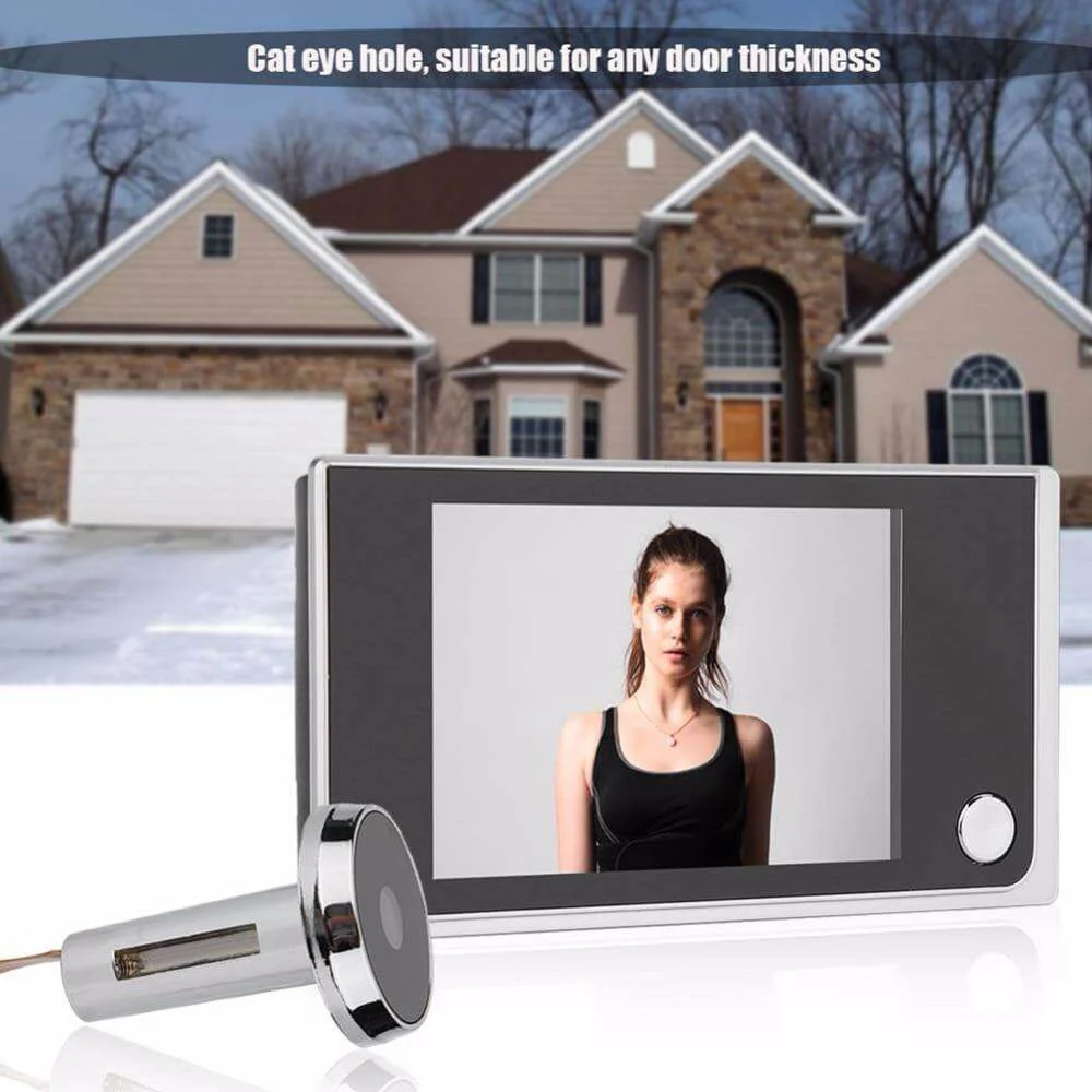 120 Degree Digital Video Doorbell Peephole Viewer - Image 8