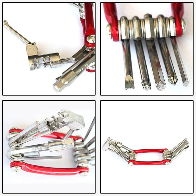 15in1 Multifunctional Pocket Size Bike Repair Tool Kit - Image 12
