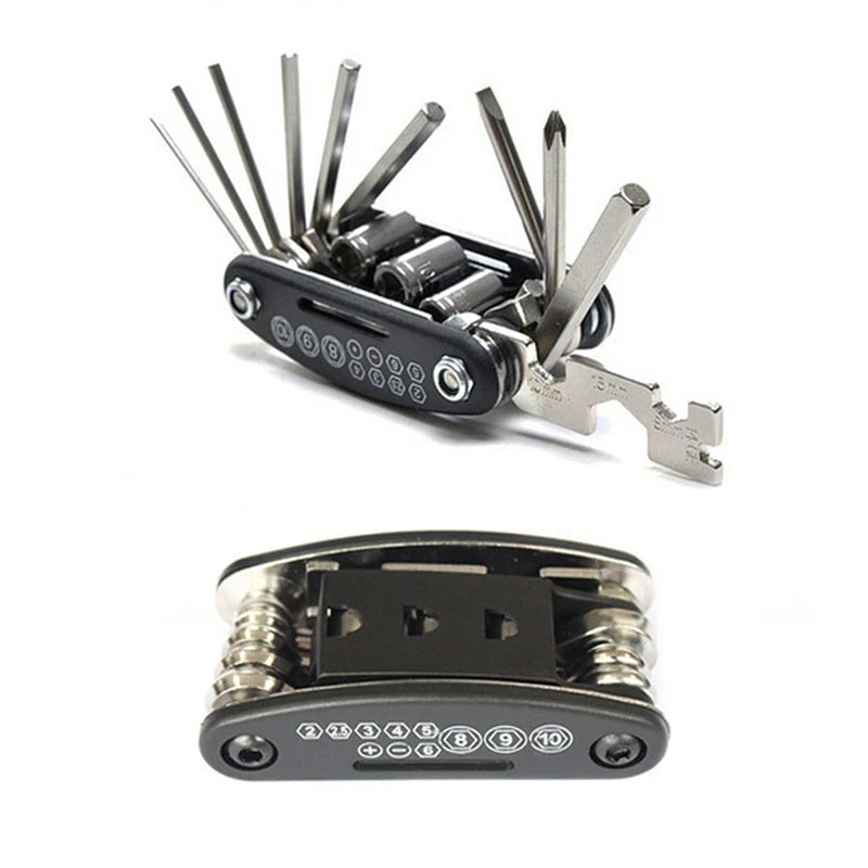 15in1 Multifunctional Pocket Size Bike Repair Tool Kit - Image 3