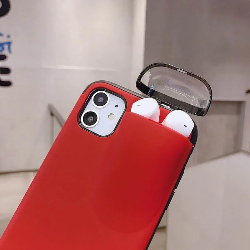 2 in 1 AirPods Storage iPhone Case - Image 11