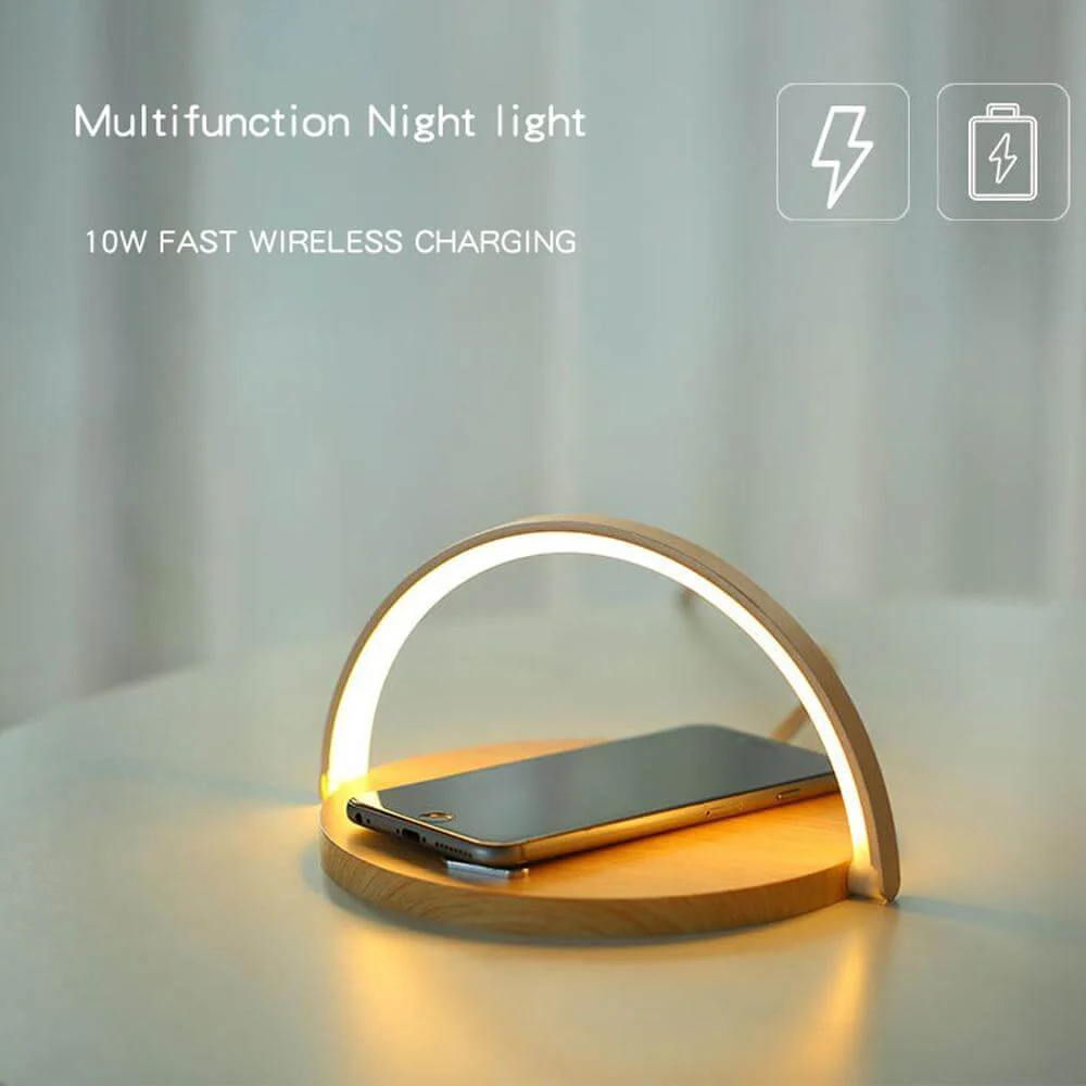 2 in 1 Arch Wireless Charger with Lamp - Image 3