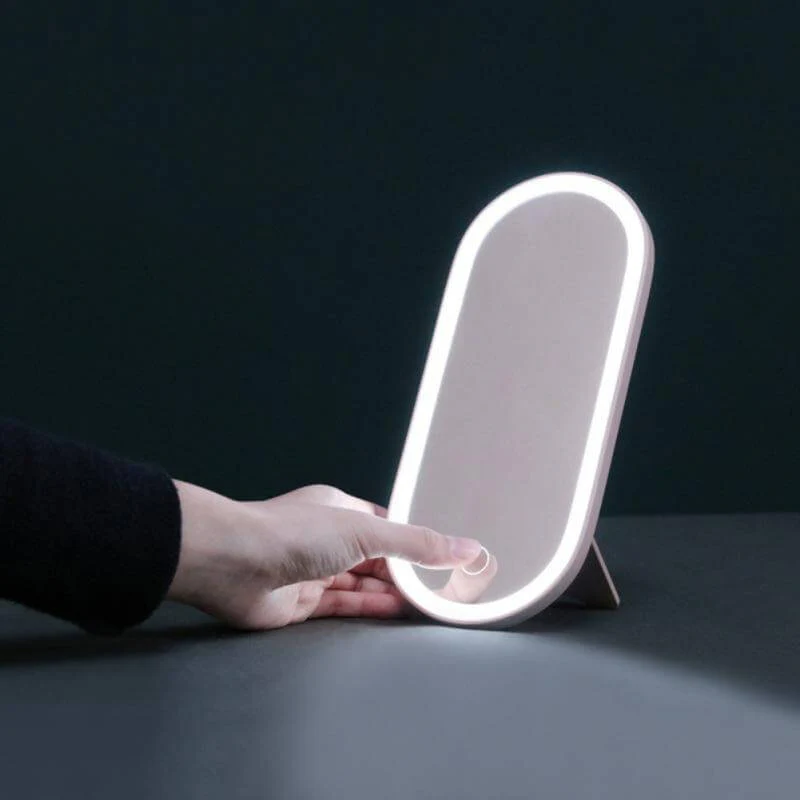 2 In 1 Cosmetic Storage Box with Led Light Mirror - Image 4