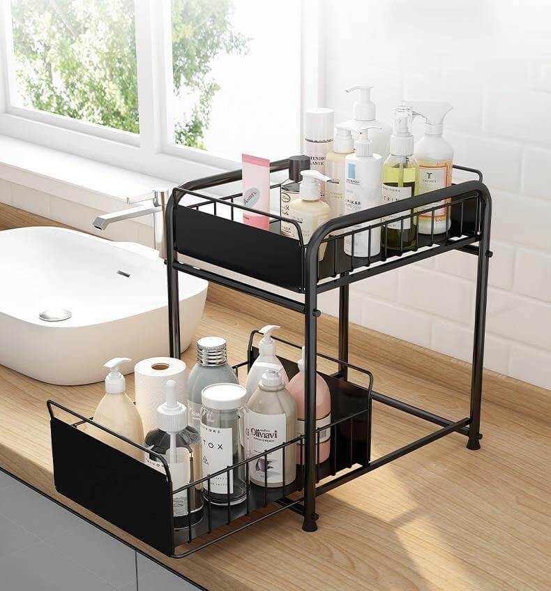 2-Tier Organizer with Sliding Kitchen Storage Drawers - Image 14