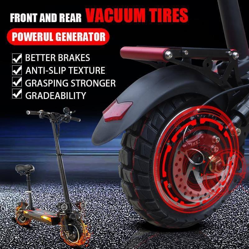 800W Dual Electric Motor Scooter with Seat - Image 4