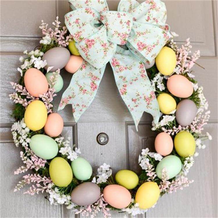 20pcs 3cm Happy Easter Painted Fake Eggs Decoration - Image 9