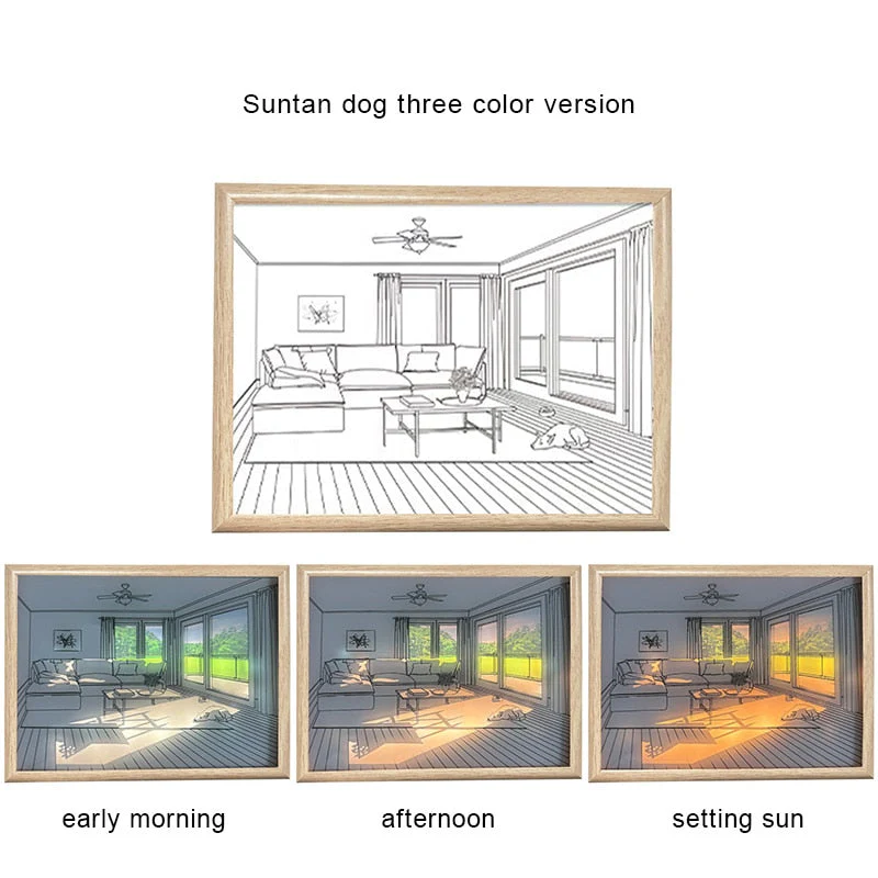 2D Painting Art Lumina Creative LED Lamp - Image 12