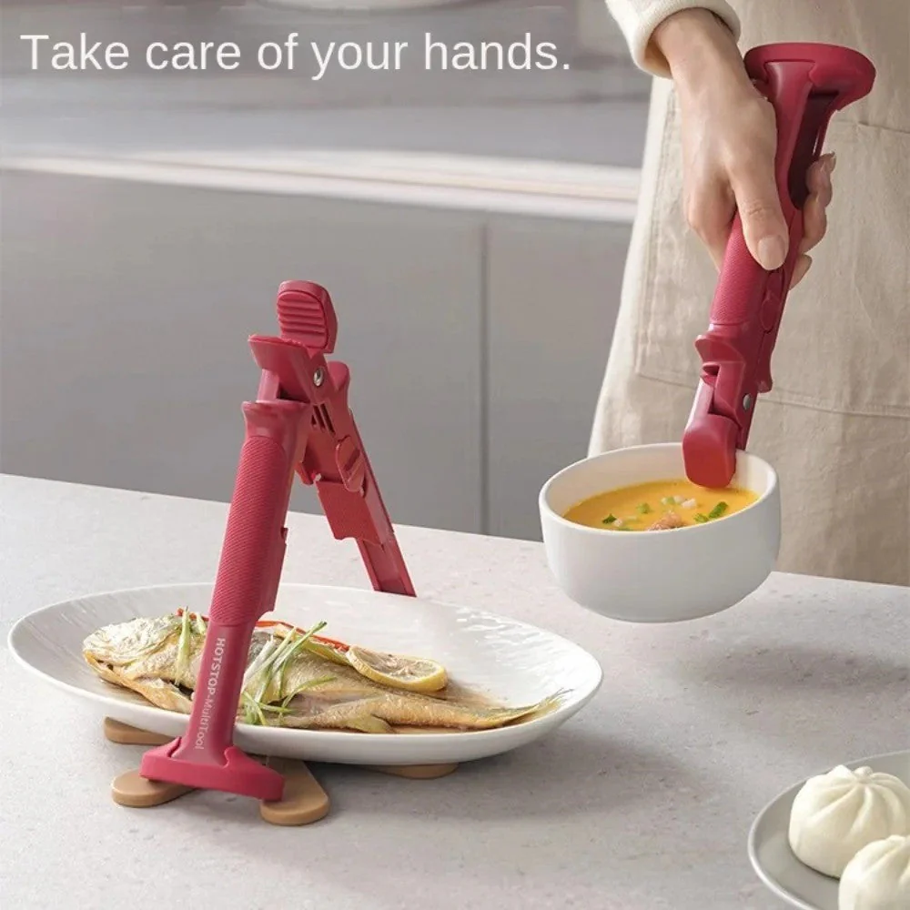 2in1 Anti-Scald Secure Grip Bowl Holder - Image 3