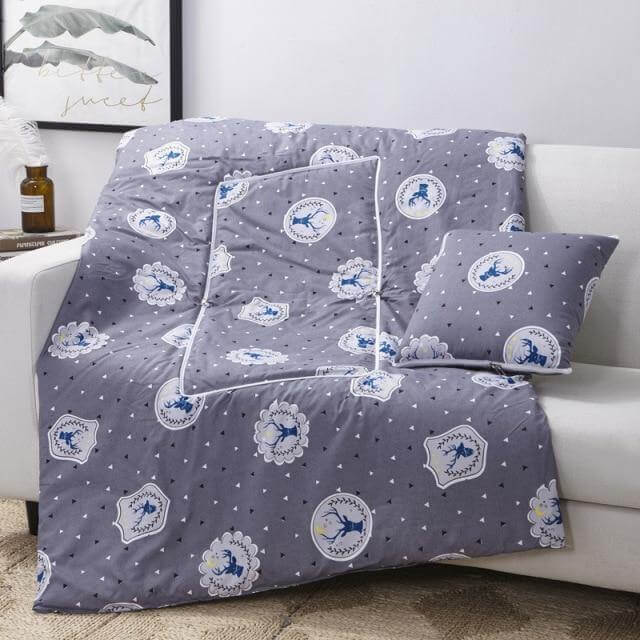 2In1 Colorful Cartoon Pillow Blanket - Image 14