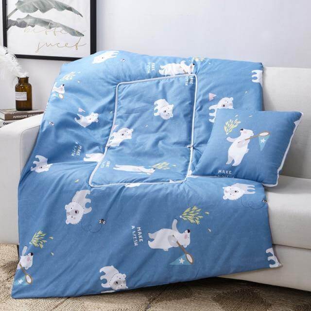2In1 Colorful Cartoon Pillow Blanket - Image 17
