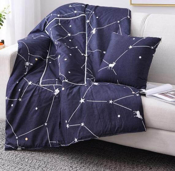 2In1 Colorful Cartoon Pillow Blanket - Image 2