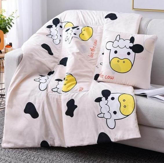 2In1 Colorful Cartoon Pillow Blanket - Image 20