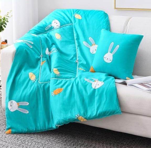 2In1 Colorful Cartoon Pillow Blanket - Image 21