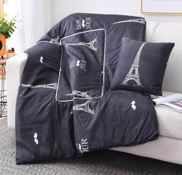 2In1 Colorful Cartoon Pillow Blanket - Image 25