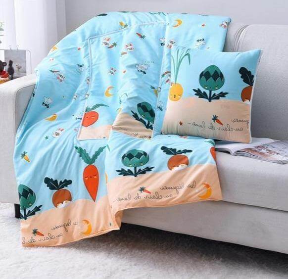 2In1 Colorful Cartoon Pillow Blanket - Image 26
