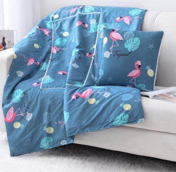 2In1 Colorful Cartoon Pillow Blanket - Image 27