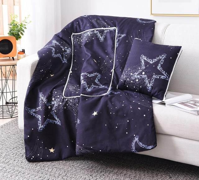 2In1 Colorful Cartoon Pillow Blanket - Image 3