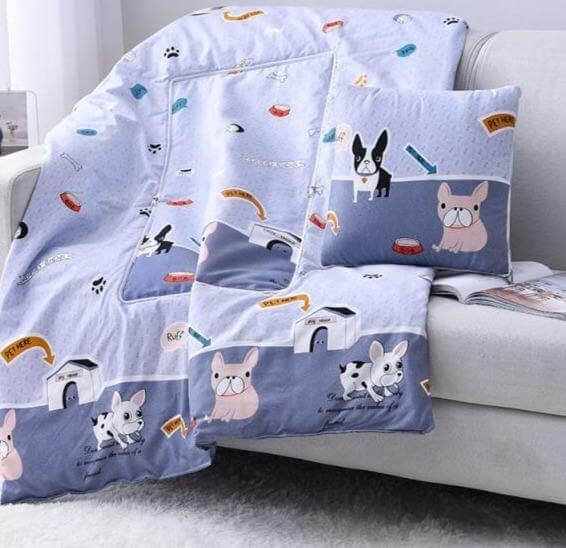 2In1 Colorful Cartoon Pillow Blanket - Image 31