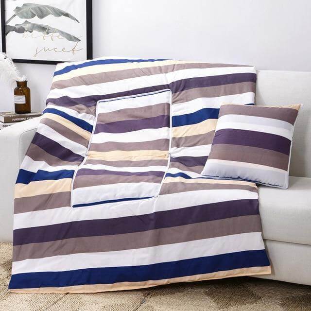 2In1 Colorful Cartoon Pillow Blanket - Image 4