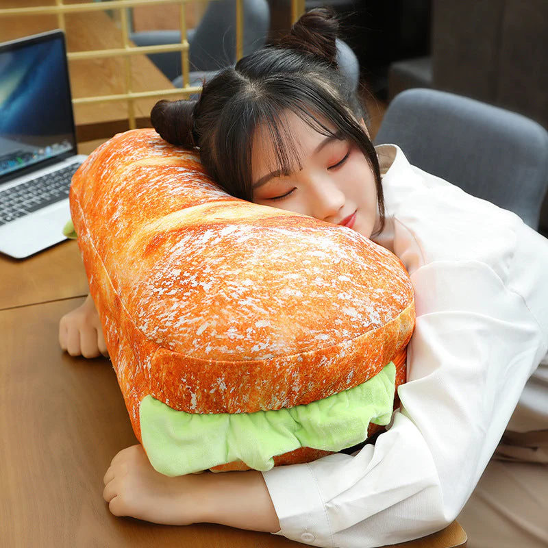 2in1 Comfy Hamburger Pillow Seat Cushion - Image 4