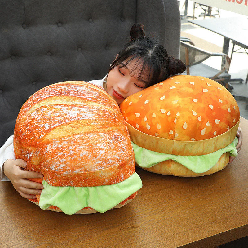 2in1 Comfy Hamburger Pillow Seat Cushion - Image 5