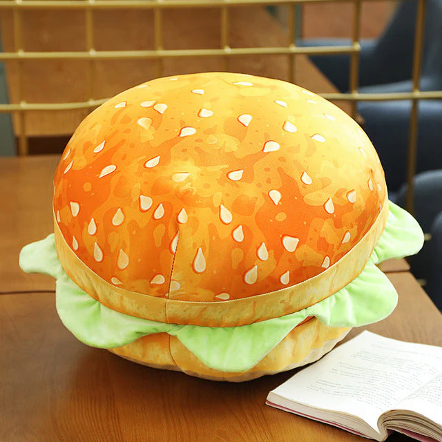 2in1 Comfy Hamburger Pillow Seat Cushion - Image 7