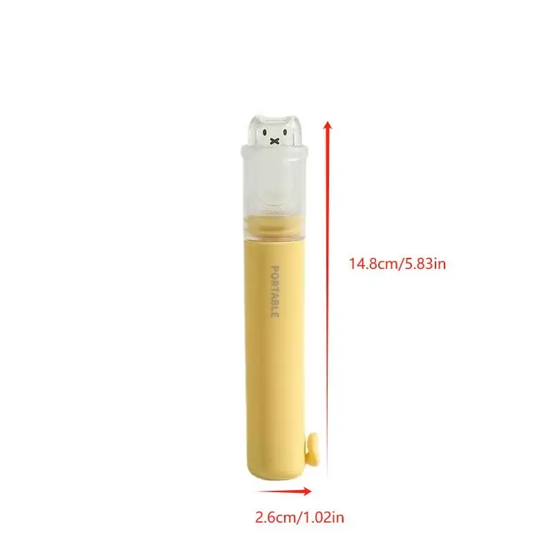 2in1 Cute Bear Travel Kids Toothbrush Set - Image 6