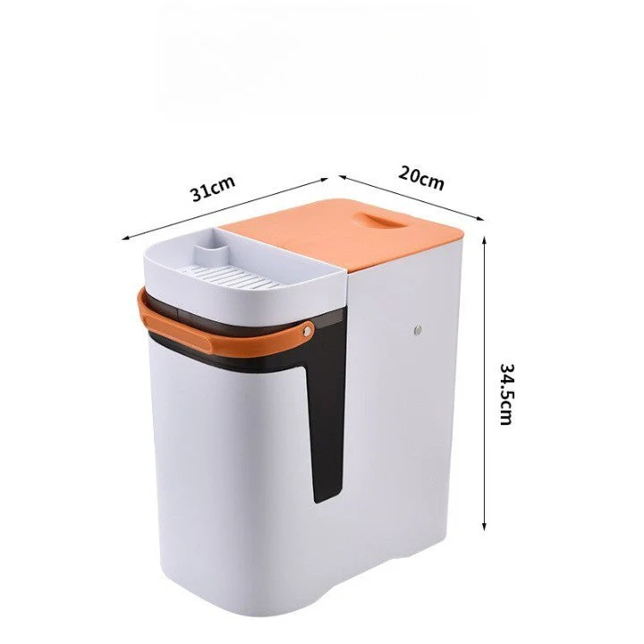 2in1 Dry & Wet Storage Easy Trash Can - Image 11