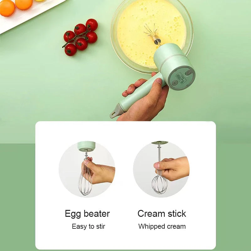 2in1 Electric Mix Master Handheld Frother - Image 3