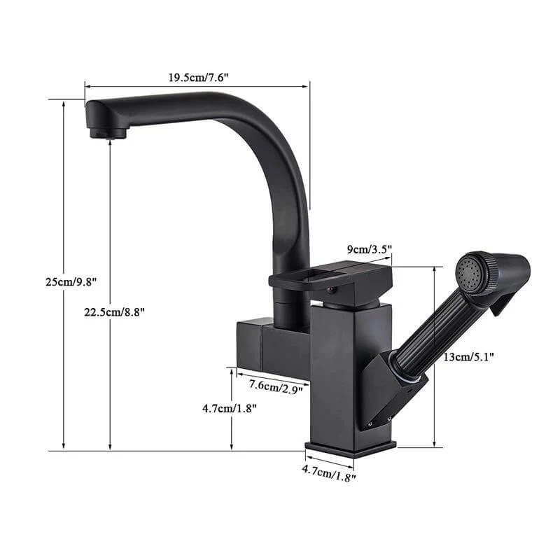2in1 Elegant 360 Rotating Sink Faucet - Image 9