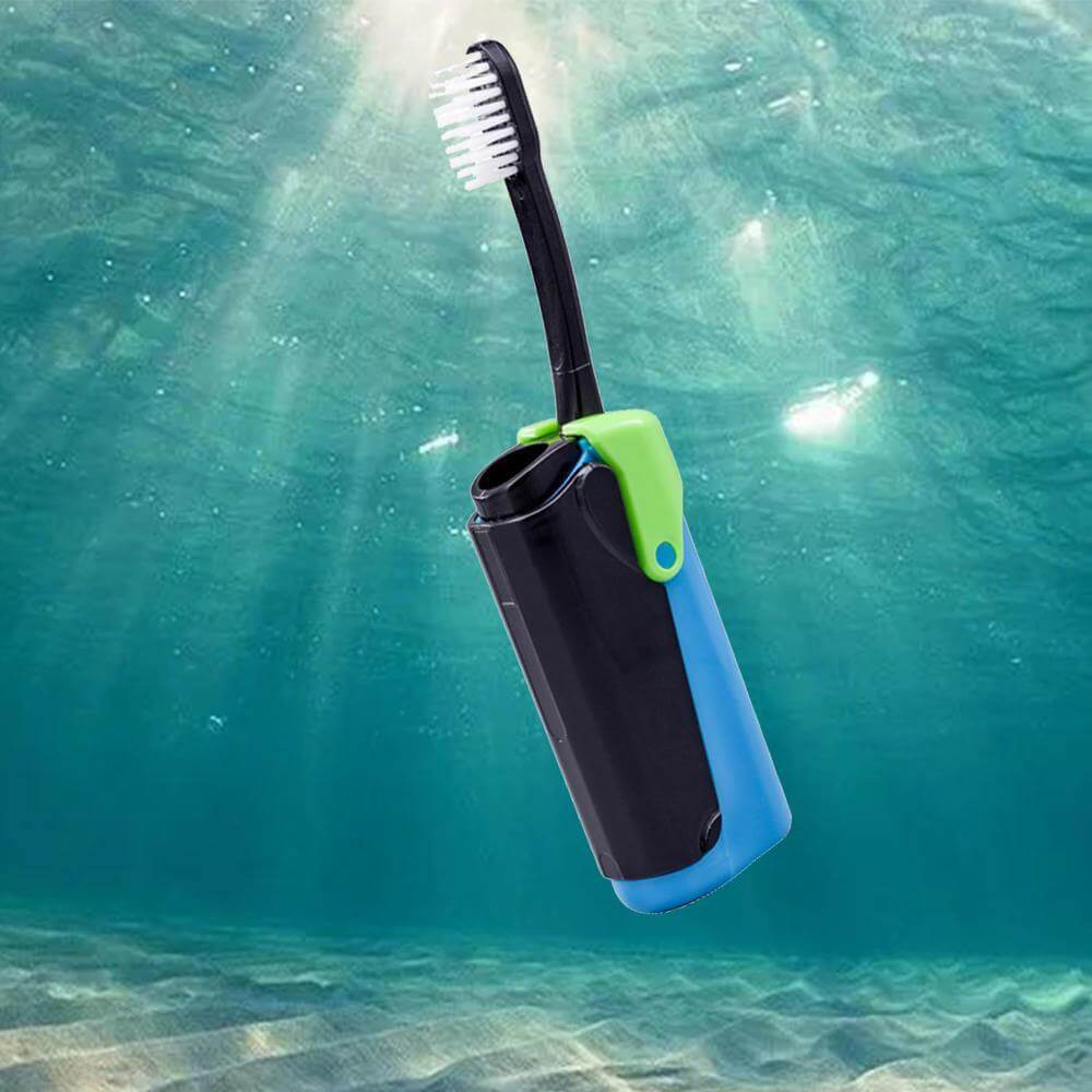 2in1 Foldable Travel Hiking Toothbrush Kit - Image 3