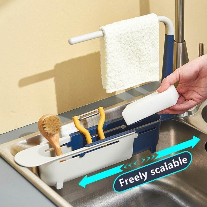 2in1 Kitchen Sink Folding Drain Rack - Image 3