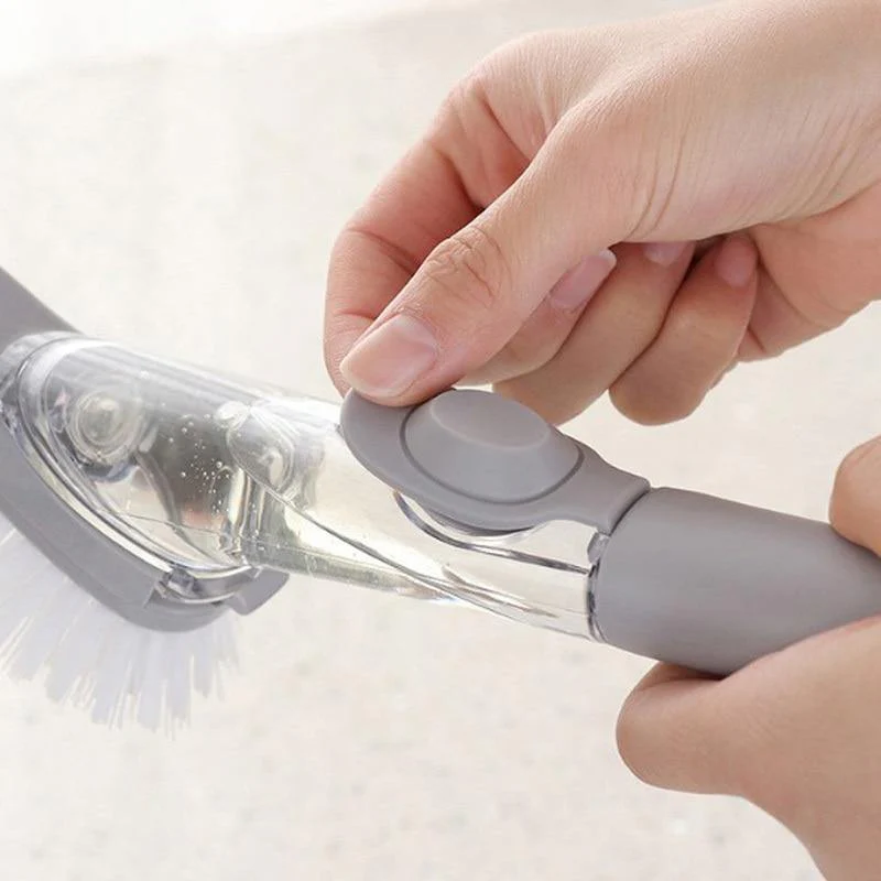 2in1 Liquid Dispenser Dish Washing Brush - Image 5