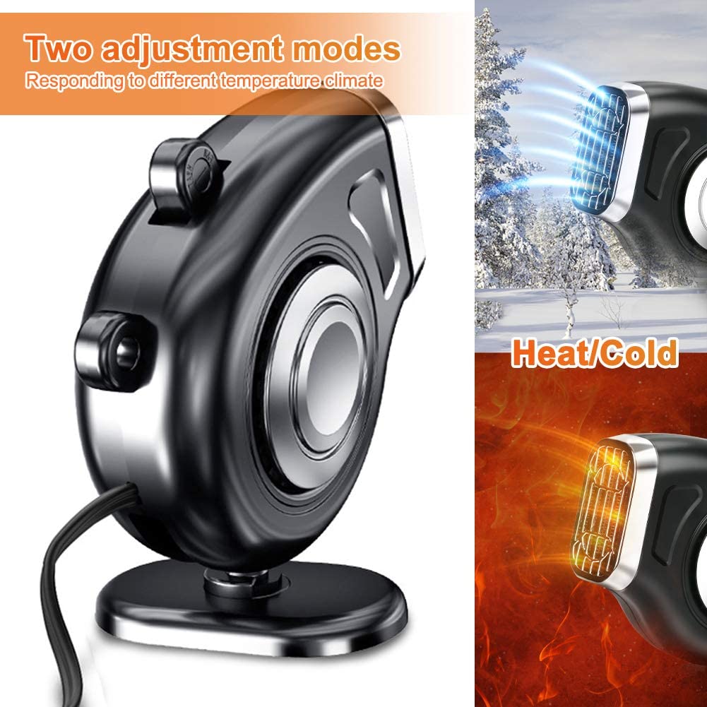 2in1 Portable Auto Mini Car Heater Fan - Image 2