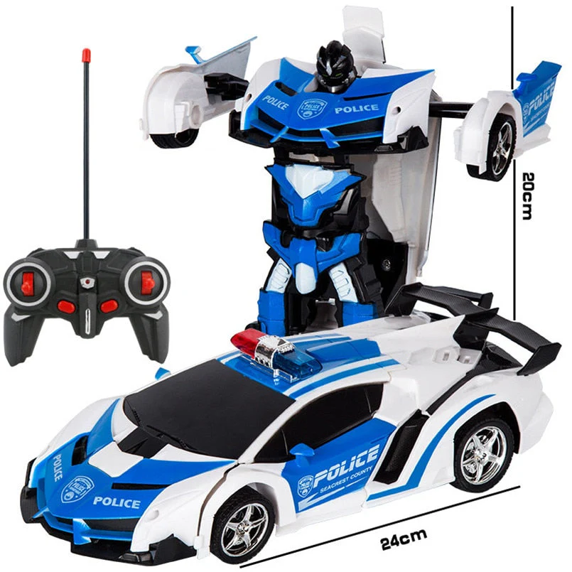 2in1 Robo Racer Transforming RC Car Toy - Image 11