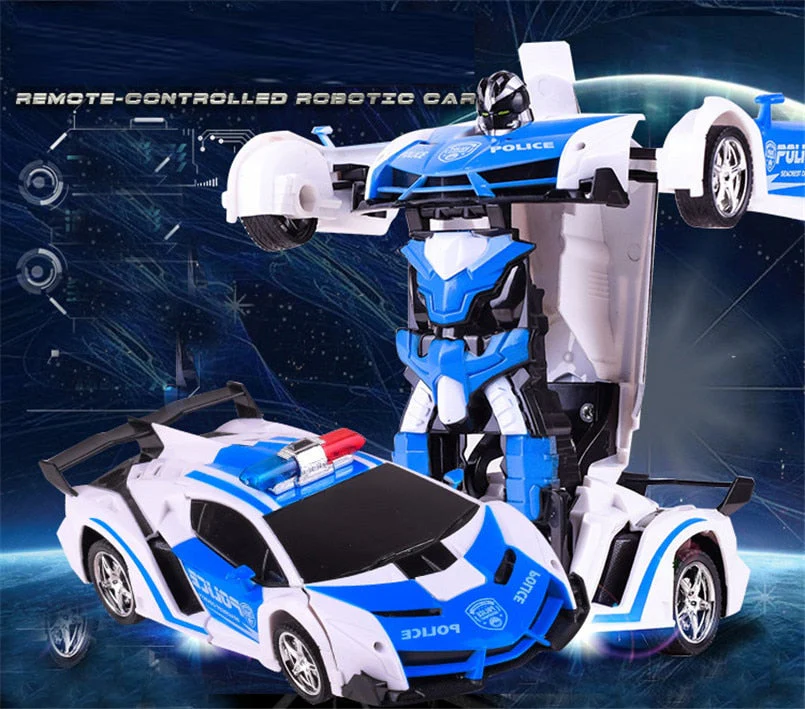 2in1 Robo Racer Transforming RC Car Toy - Image 2