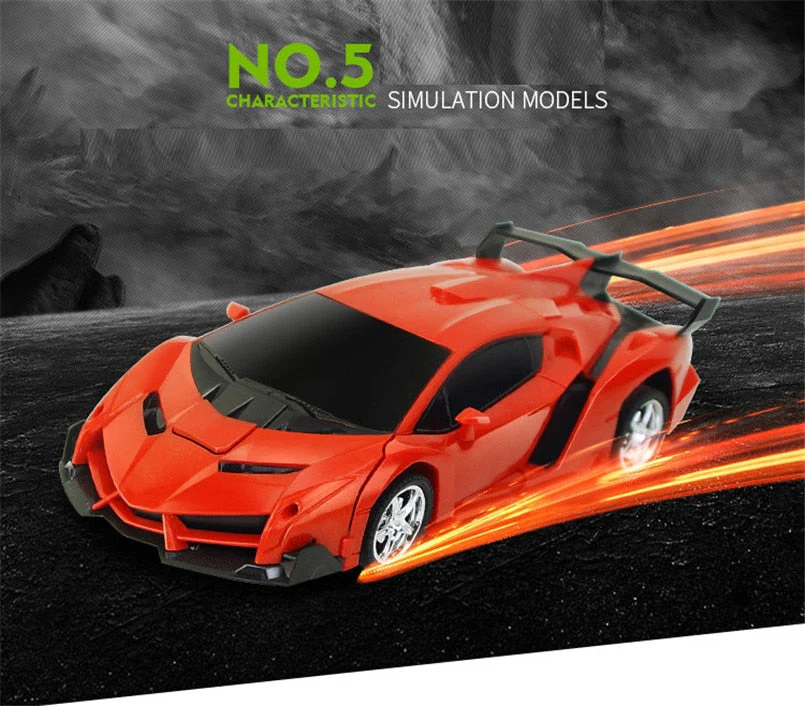 2in1 Robo Racer Transforming RC Car Toy - Image 3