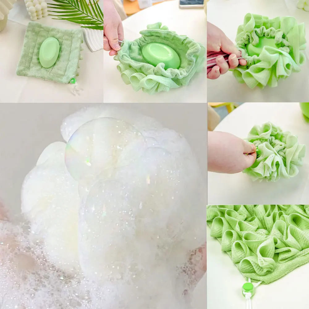 2in1 Soap Holder Shower Sponge - Image 3