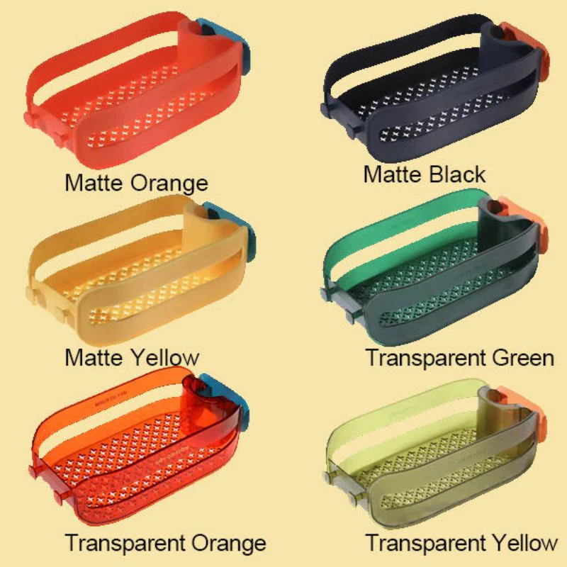 2in1 Sponge Holder Sink Organizer Rack - Image 12