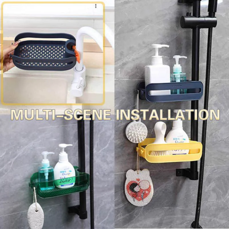 2in1 Sponge Holder Sink Organizer Rack - Image 2