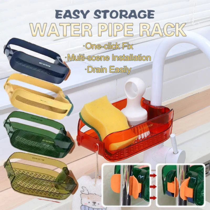 2in1 Sponge Holder Sink Organizer Rack - Image 5